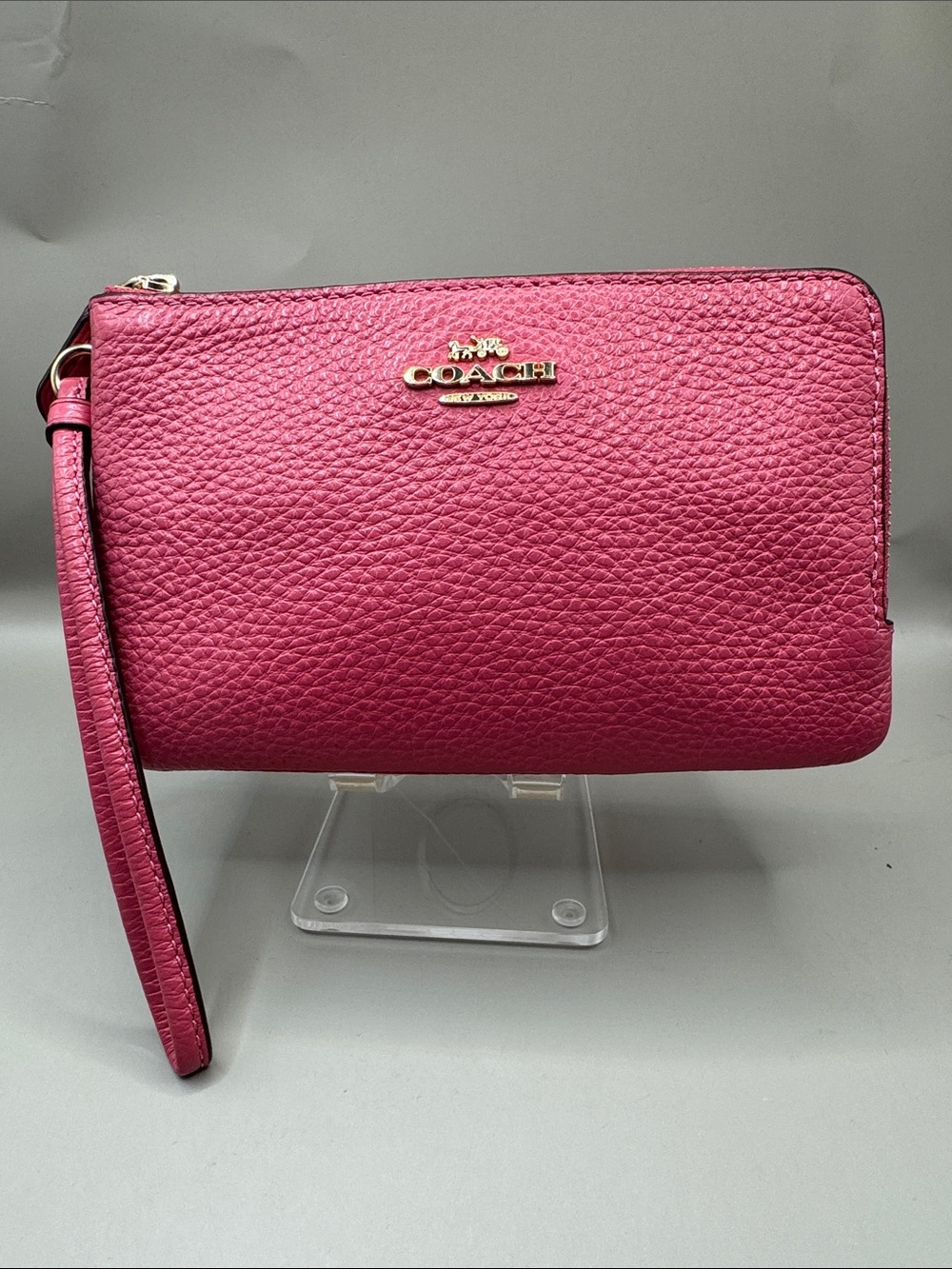 Coach Double Side Zip Wristlet